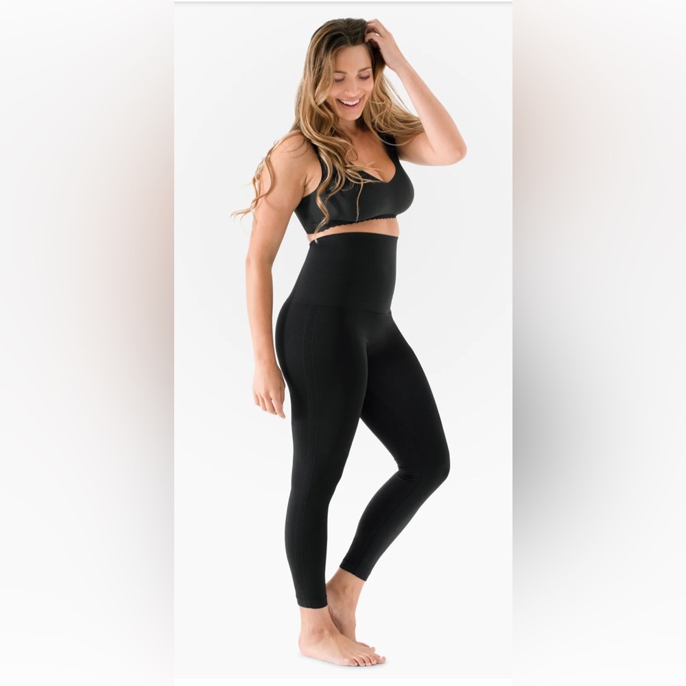 NWOT BELLY BANDIT Mother Tucker Postpartum Shapewear Leggings Black Medium